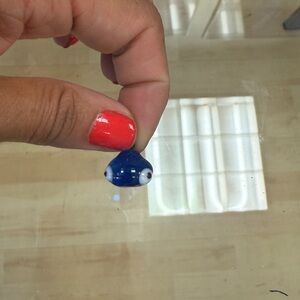 Murano glass evil eye pendant